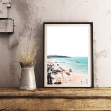 Load image into Gallery viewer, Beach print, printable wall art, Tel Aviv Israel landscape, digital wall photography - prints-actually
