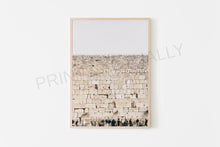Load image into Gallery viewer, Jerusalem wailing wall print, Jerusalem photography, Western Wall Israel