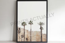 Load image into Gallery viewer, Jerusalem walls print, printable wall art, Holy Land Israel landscape