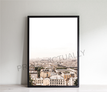 Load image into Gallery viewer, Paris Skyline Print, Printable Wall Art, Digital prints, France Landscape