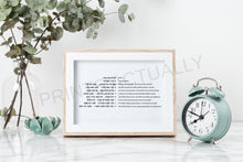 Load image into Gallery viewer, Psalms 121 print, Hebrew and English print, bible chapter, horizontal print