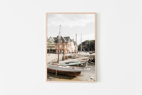 Sailing Boats Print, Auray France, Printable Wall Art - prints-actually