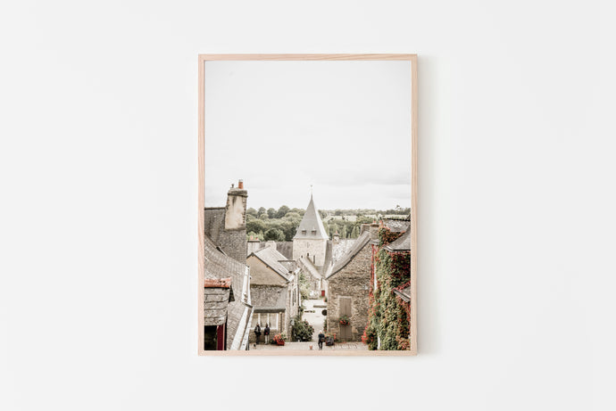 Rochefort en Terre Print, Printable Wall Art, Bretagne France Landscape, Digital Prints - prints-actually