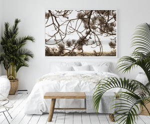 Tree by the beach print, printable wall art - prints-actually