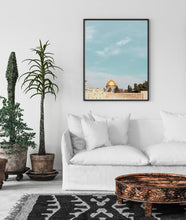 Load image into Gallery viewer, Dome of the rock print, printable wall art, Jerusalem landscape, Islamic decor