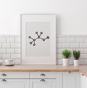 alcohol molecule wallpaper