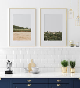 Set of 2 wall Prints, France Landscape Print, Nature Photography Poster - prints-actually