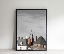 Load image into Gallery viewer, France castles Print, Printable Wall Art, Gray Decor, Gallery Wall - prints-actually