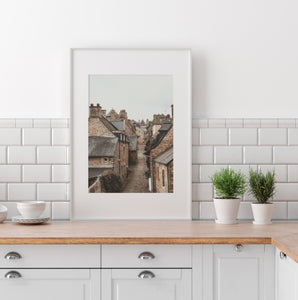 France Old Buildings Print, Printable Wall Art, Digital Prints, Countryside Photography, Neutral Decor, Landscape Poster, Gallery Wall, Gift - prints-actually