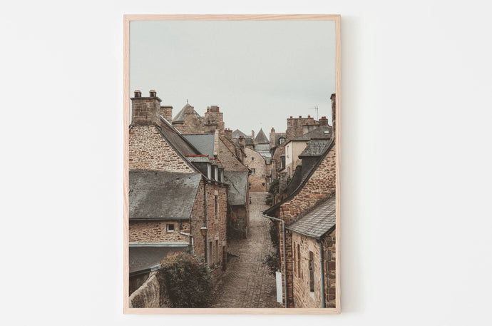 France Old Buildings Print, Printable Wall Art, Digital Prints, Countryside Photography, Neutral Decor, Landscape Poster, Gallery Wall, Gift - prints-actually