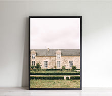 Load image into Gallery viewer, France Mansion Print, Printable Wall Art, France Prints, Countryside Château Photography, Neutral Decor, Landscape Poster, Gallery Wall
