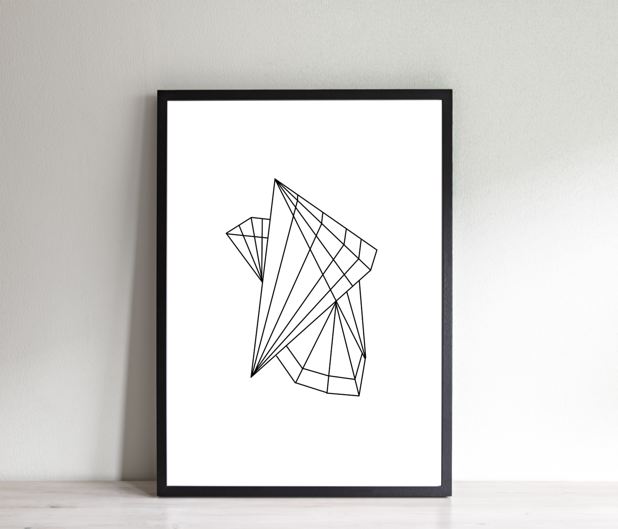 Geometric wall art, abstract print, vertical poster, 3D shapes, printa – Prints Actually geometric-wall-art-abstract-print-vertical-poster-3d-shapes-printa-prints-actually