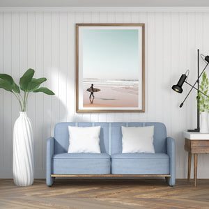 Surfer print, Tel Aviv Israel prints, living room decor, Printable wall art - prints-actually