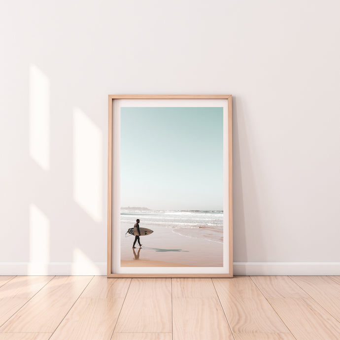Surfer print, Tel Aviv Israel prints, living room decor, Printable wall art - prints-actually