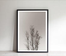 Load image into Gallery viewer, Bare tree print, printable wall art, sepia landscape nature photography - prints-actually