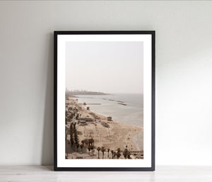 Tel Aviv beach print, printable wall art, Israel landscape photography - prints-actually