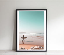 Load image into Gallery viewer, Surfer print, Tel Aviv Israel prints, surf photography - prints-actually