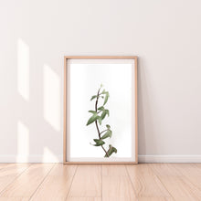 Load image into Gallery viewer, Green leaves print, printable wall art, white background - prints-actually