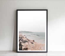 Load image into Gallery viewer, Waterfront print, printable wall art, Tel Aviv Israel landscape - prints-actually
