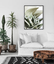 Load image into Gallery viewer, Snake plant Print, dark green leaves botanical decor, printable wall art - prints-actually