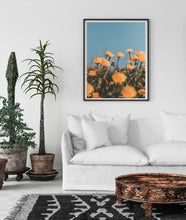 Load image into Gallery viewer, Flowers Print, orange daisies, botanical decor, printable wall art - prints-actually