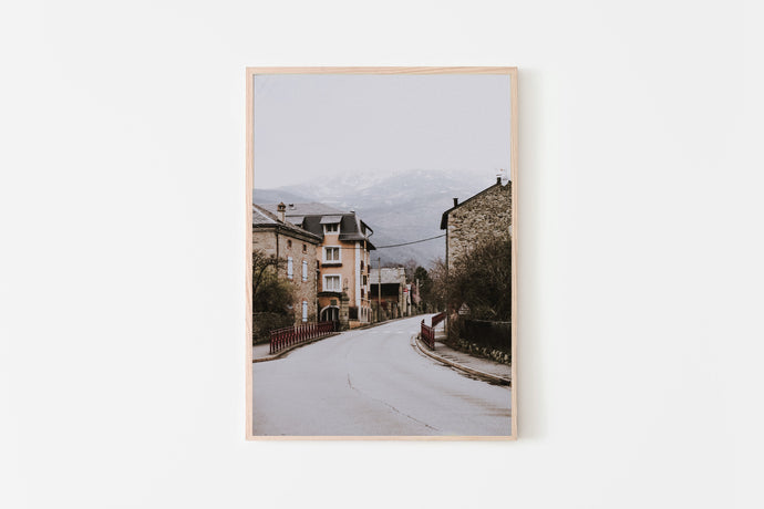 Old Street print, Spain poster, printable wall art, Catalonia streets, digital wall prints - prints-actually