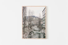 Load image into Gallery viewer, River stream Print, winter photography, Andorra landscape nature printable - prints-actually