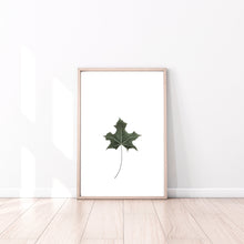 Load image into Gallery viewer, Green leaf print, greenery wall art, gift, tropical print, printable wall art - prints-actually