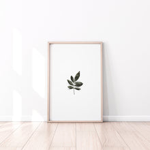 Load image into Gallery viewer, One leaf print, greenery wall art, gift, tropical print, botanical decor, printable wall art - prints-actually