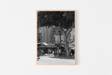 Load image into Gallery viewer, Street print, black and white poster, printable wall art, Tel Aviv Israel street - prints-actually
