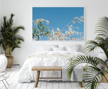Load image into Gallery viewer, Blue sky print, printable wall art, landscape prints, golden leaves - prints-actually