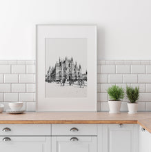 Load image into Gallery viewer, Duomo Cathedral Print, Printable Wall Art, Vertical Minimalist Print, italy sketch - prints-actually