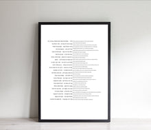 Load image into Gallery viewer, Psalms 34 print, Hebrew prints, bible chapter, scripture art - prints-actually