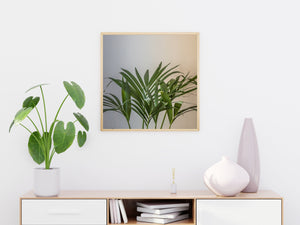 Plant Square Print, Green leaves, Printable Wall Art, Instant Download - prints-actually