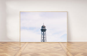 Barcelona port print, printable wall art, Spain landscape, digital wall prints - prints-actually