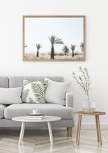 Load image into Gallery viewer, Palm Trees Print, Printable, Sea of Galilee Israel Landscape, Nature Photography - prints-actually