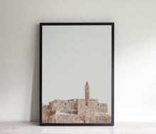 Load image into Gallery viewer, Jerusalem print, Tower of David wall art, Jerusalem Citadel, Israel