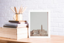 Load image into Gallery viewer, תמונה לקיר של מגדל דוד בירושלים, פרינט להדפסה