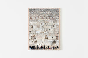 Wailing wall print, Jerusalem photography, Western Wall Israel