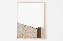 Load image into Gallery viewer, Jerusalem print, Jerusalem walls poster, Jewish Israel landscape