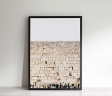 Load image into Gallery viewer, Jerusalem wailing wall print, Jerusalem photography, Western Wall Israel