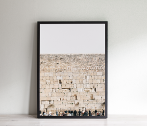 Jerusalem wailing wall print, Jerusalem photography, Western Wall Israel
