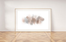 Load image into Gallery viewer, Abstract print, printable wall art, brown and gray strokes digital print - prints-actually