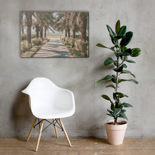Load image into Gallery viewer, Palm trees road Canvas - prints-actually