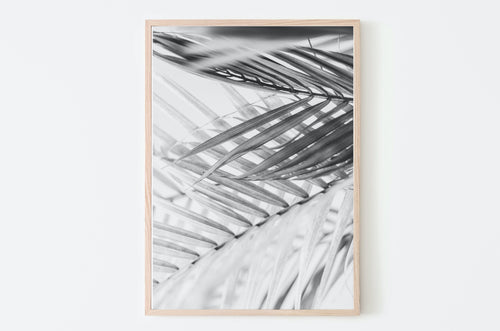 Plant Print, Palm branches Print, Minimalist Neutral Printable Wall Art