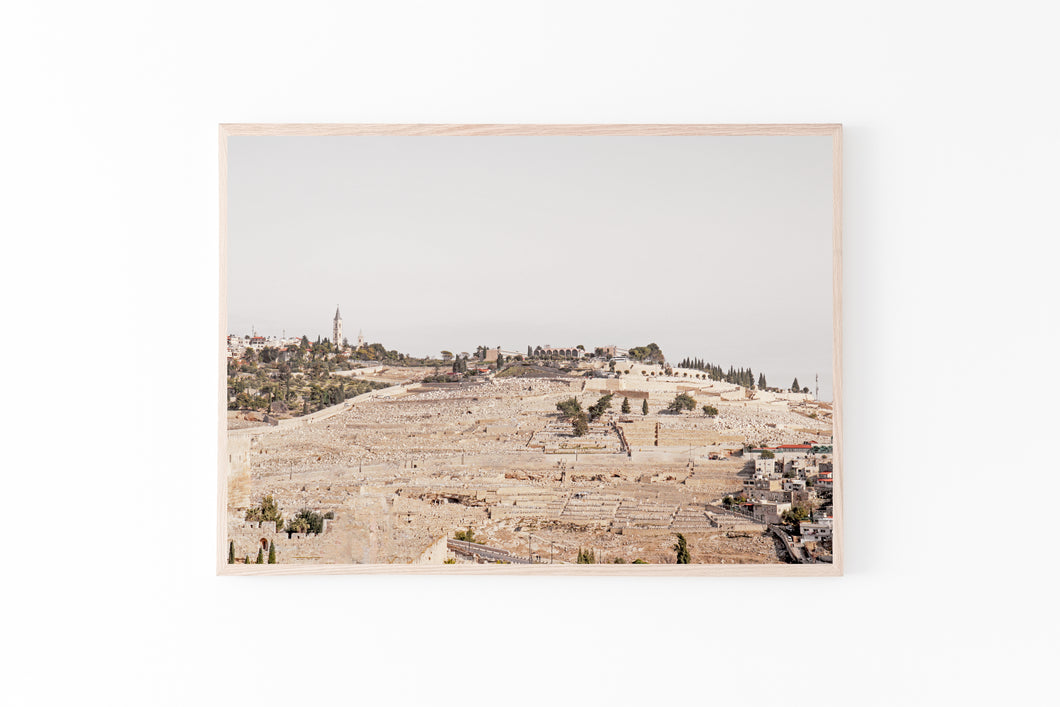 תמונה לקיר של הר הזיתים בירושלים, פרינט להדפסה