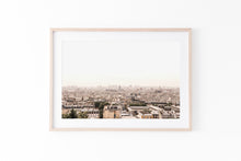 Load image into Gallery viewer, Paris skyline print, brown printable wall art photography - prints-actually