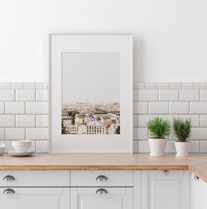 Paris Skyline Print, Printable Wall Art, Digital prints, France Landscape - prints-actually