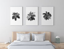 Load image into Gallery viewer, Set of 3 abstract prints, black brush strokes print, printable modern wall art - prints-actually