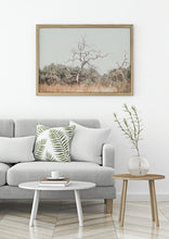 Load image into Gallery viewer, Tree in a field print, printable wall art, Israel landscape, digital wall prints